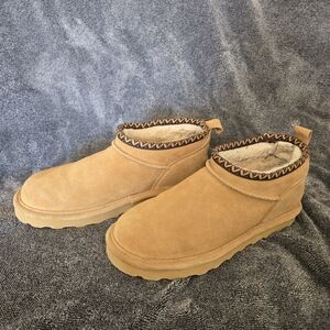 BearPaw Tan Ankle Boots